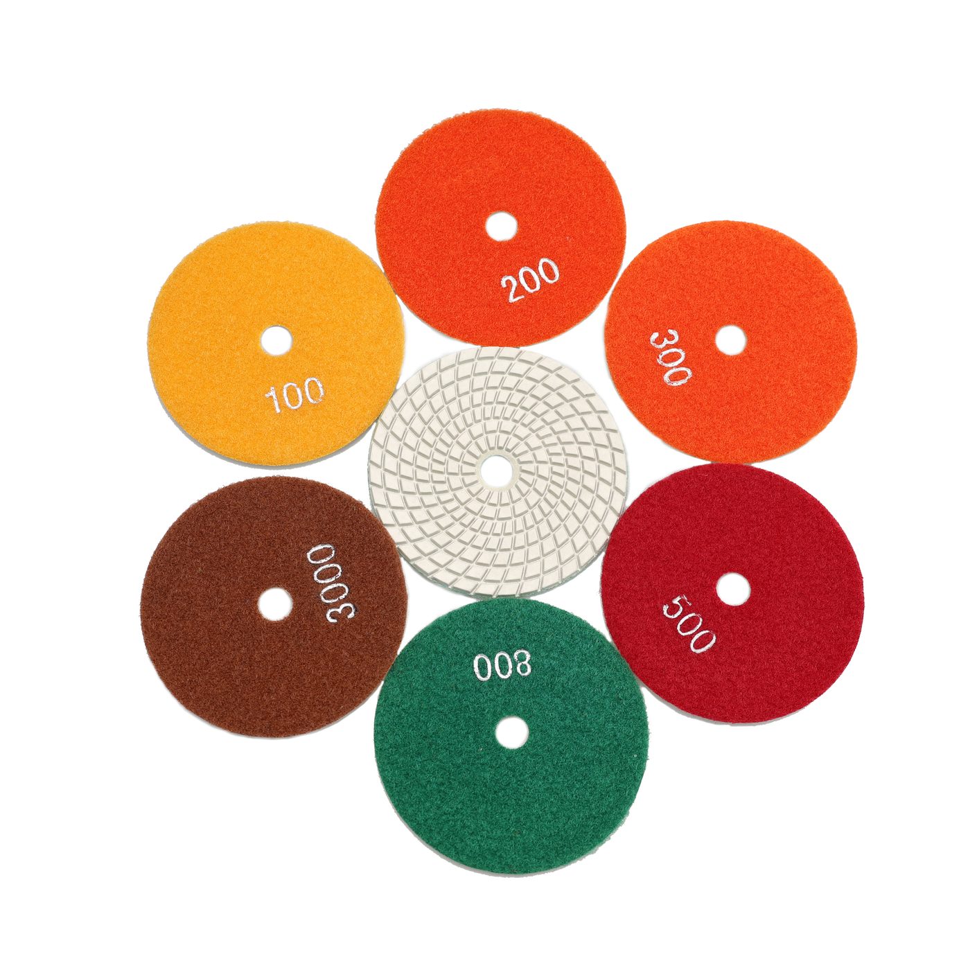 White Marble Polishing Pads